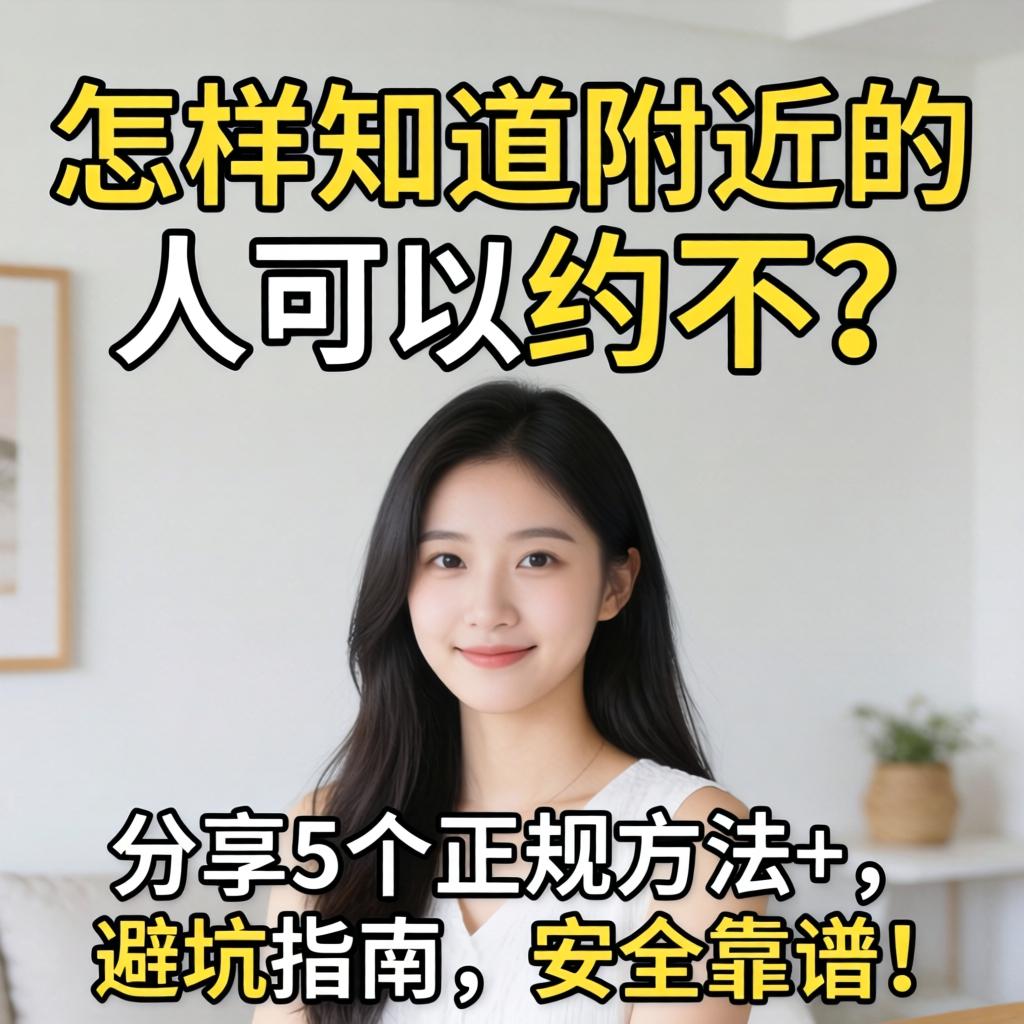 怎样知道附近的人可以约不？分享5个正规方法+避坑指南，安全靠谱！