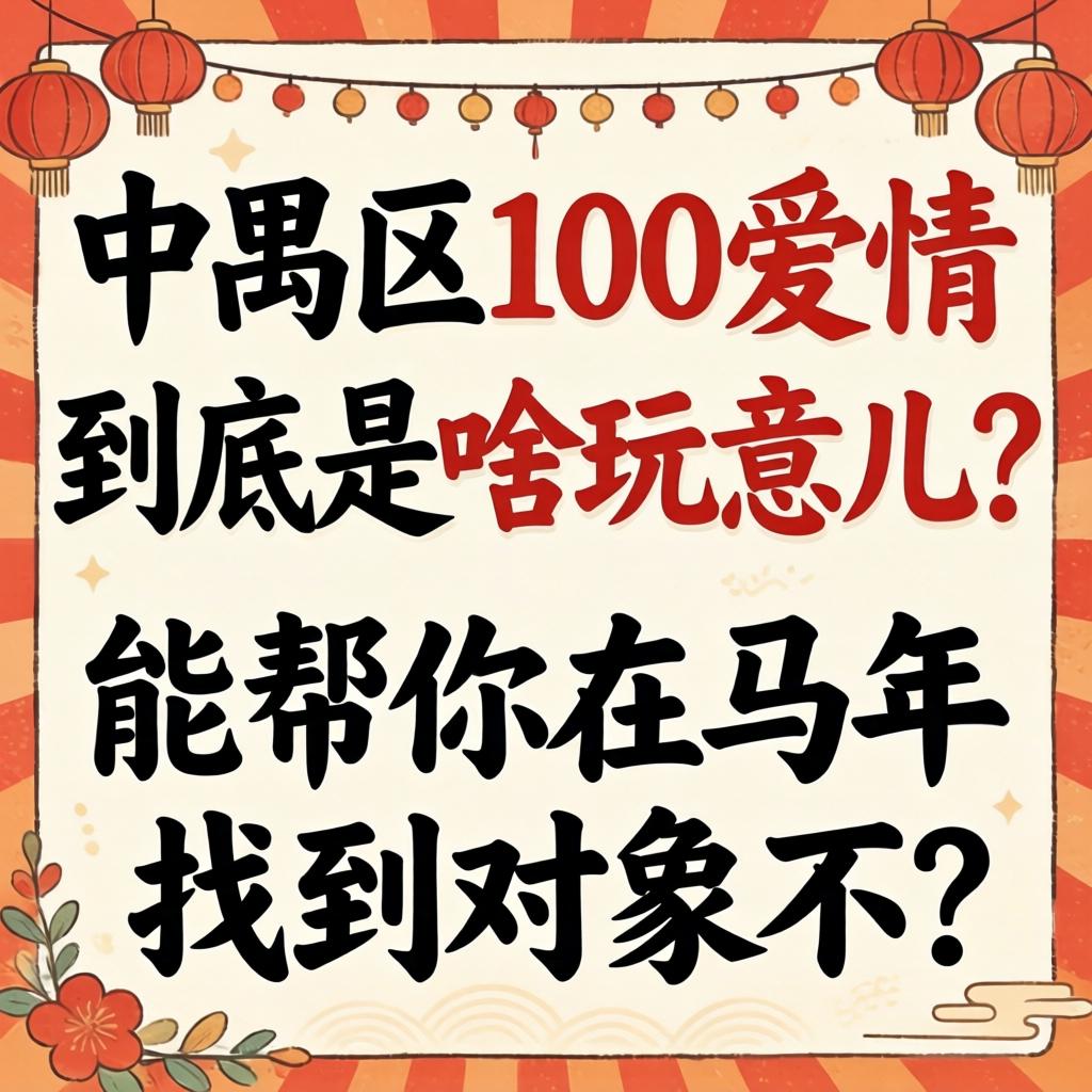 番禺区100爱情到底是啥玩意儿？能助你在马年找到对象不？