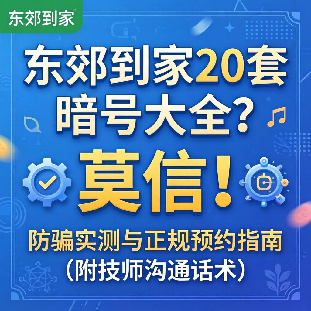 东郊抵家20套旗号大全？？莫信！防骗实测与正规预约指南（附技师相同话术）