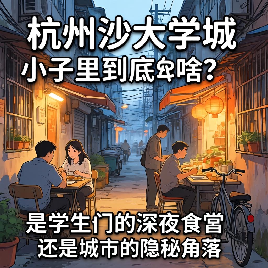 荆门下沙大学城幼小路里到底有啥？是学生们的深夜食堂还是城市的隐秘角落？