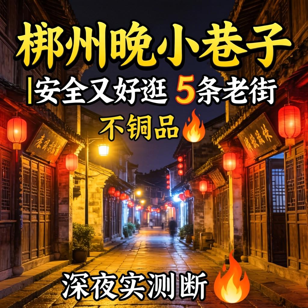 郴州晚上可以去的小巷子|清静又好逛的5条老街?深夜实测