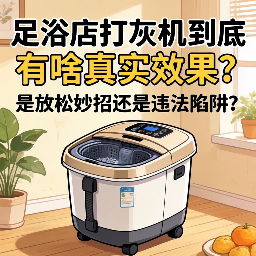 足浴店打灰机到底有啥真实成效？是放松妙招还是违法陷阱？