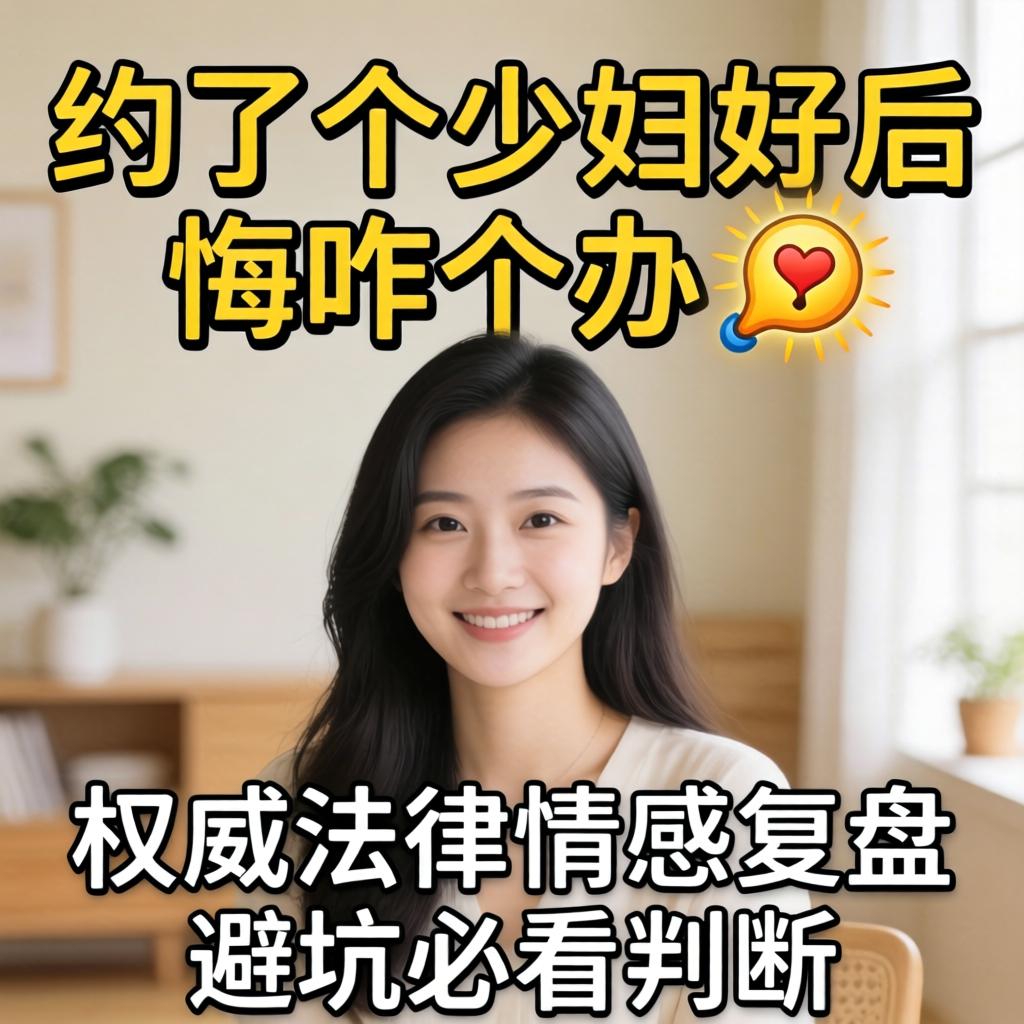 约了个少妇好痛恨咋个办?丨权威司法感情复盘，避坑必看