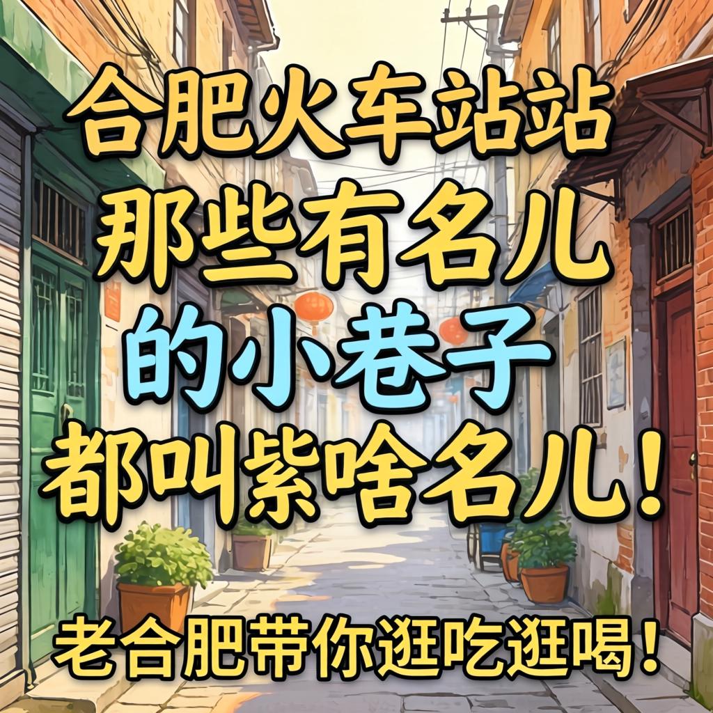 合肥火车站那些有名儿的小巷子都叫啥名儿？老合肥带你逛吃逛喝！