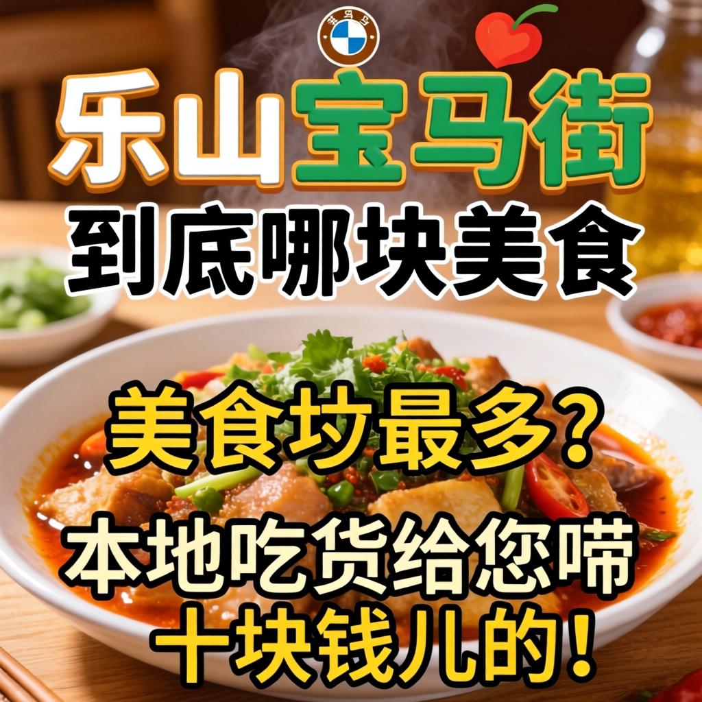 乐山宝马街到底哪块美食最多？本地吃货给您唠十块钱儿的！