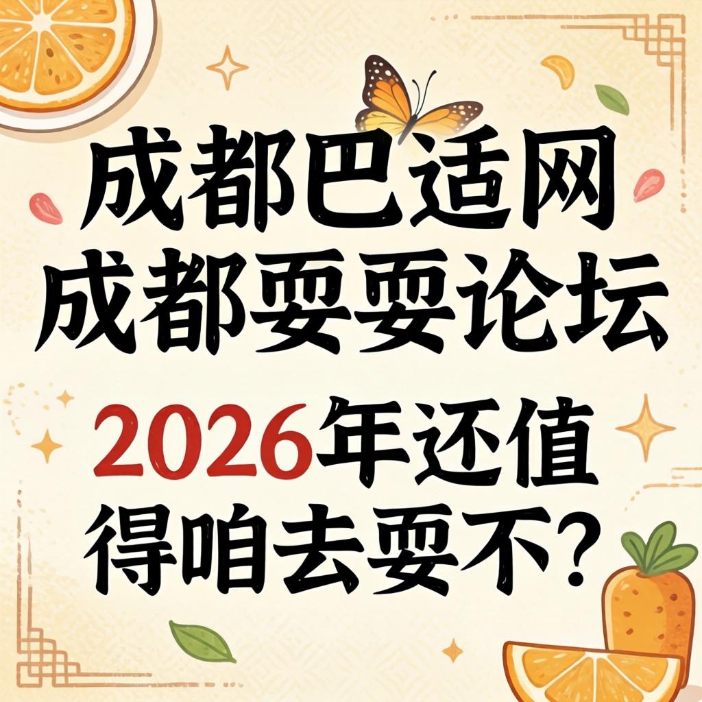 成都巴适网成都耍耍论坛，在2026年还值得咱去耍不？