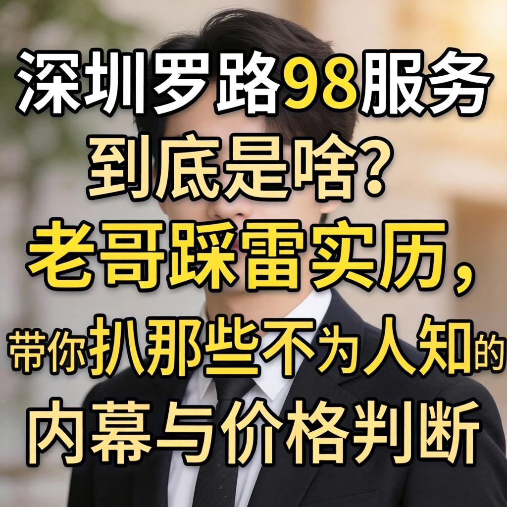 深圳罗湖98效劳究竟是啥？？？？老哥踩雷实录，，，，，带你扒扒那些不为人知的内幕与价钱
