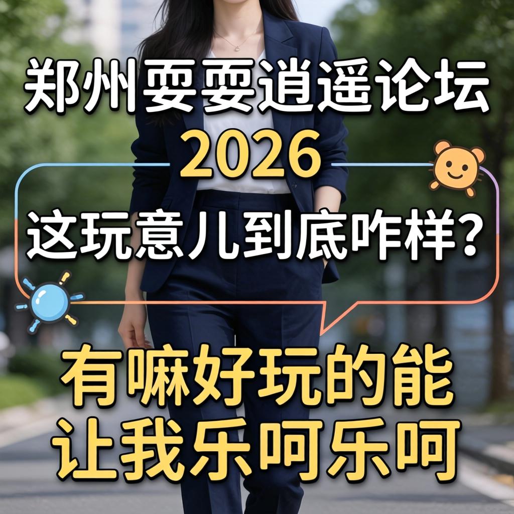 郑州耍耍逍遥论坛2026，这玩意儿到底咋样？有嘛好玩的能让我乐呵乐呵？