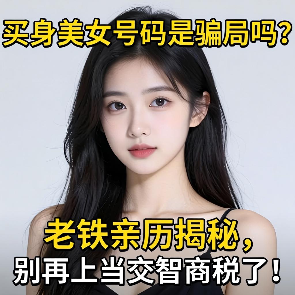 买身美女的号码是圈套吗？老铁亲历揭秘，别再受骗交智商税了！