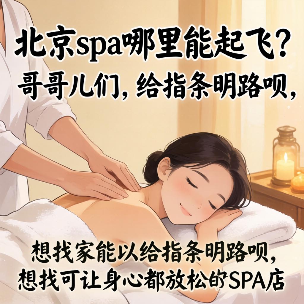 北京spa哪里能起飞？哥们儿们，给指条明路呗，想找家能让身心都放松的spa店！