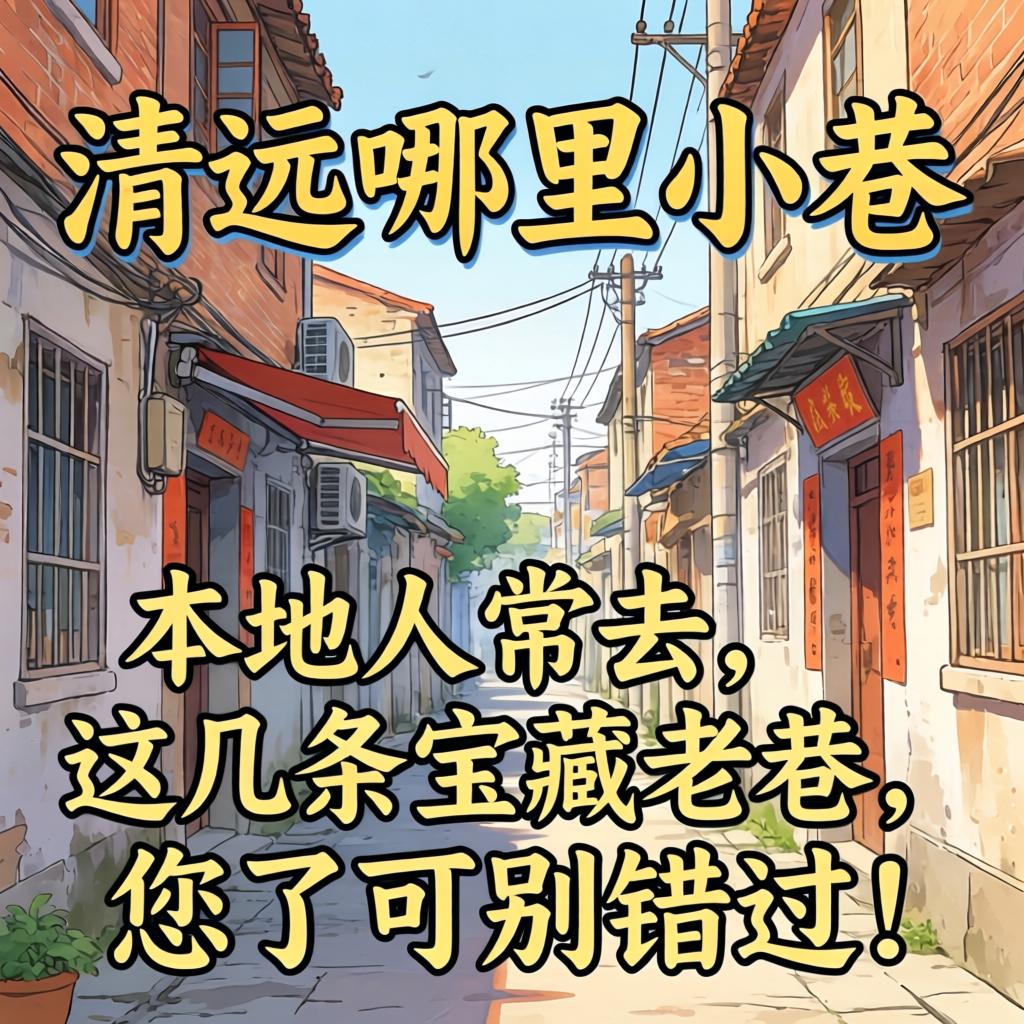 清远哪里有小巷？本地人常去的这几条宝藏老巷，您了可别错过！