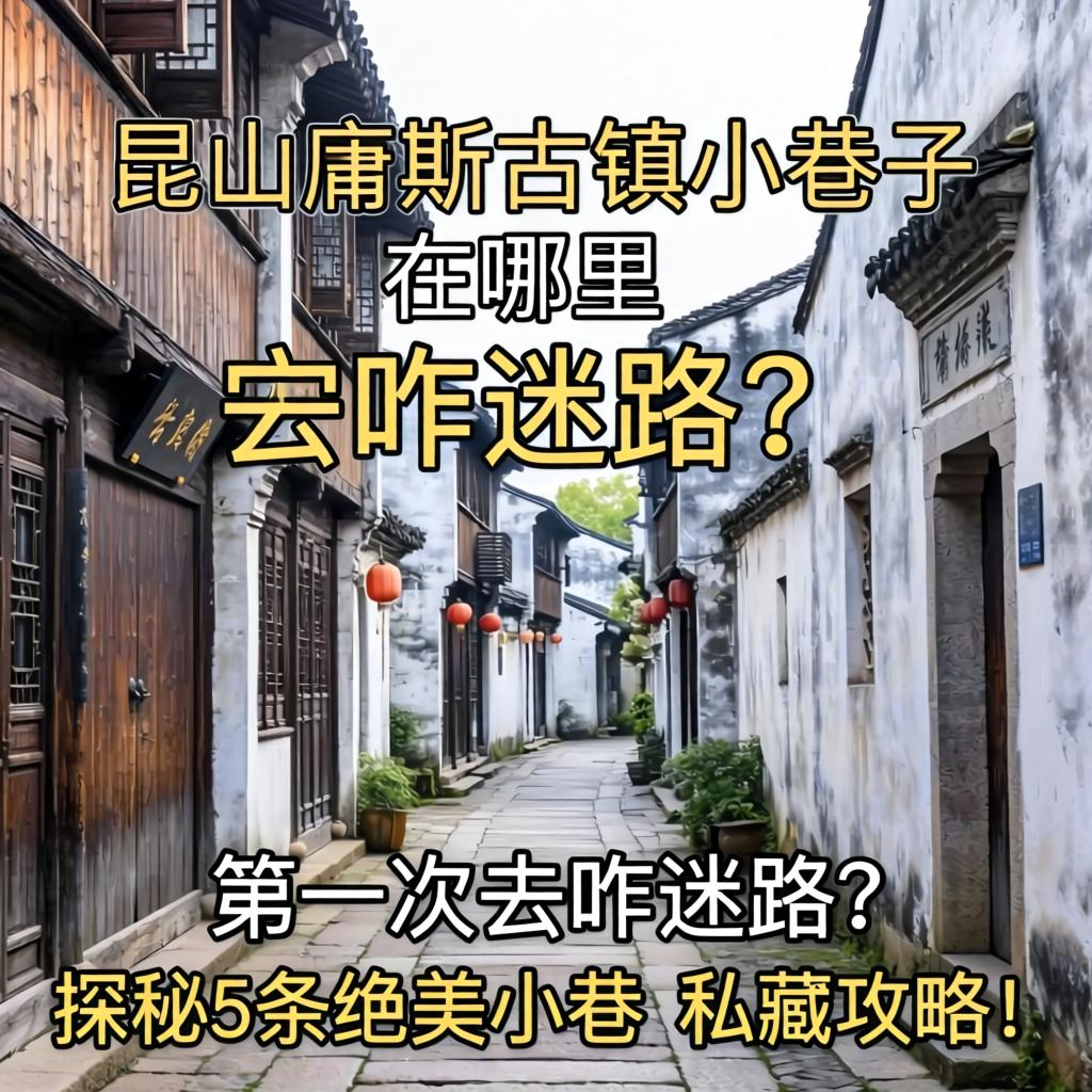 昆山甪直古镇小巷子在那里，，第一次去咋不迷路？？探秘5条绝美小巷的私藏攻略！