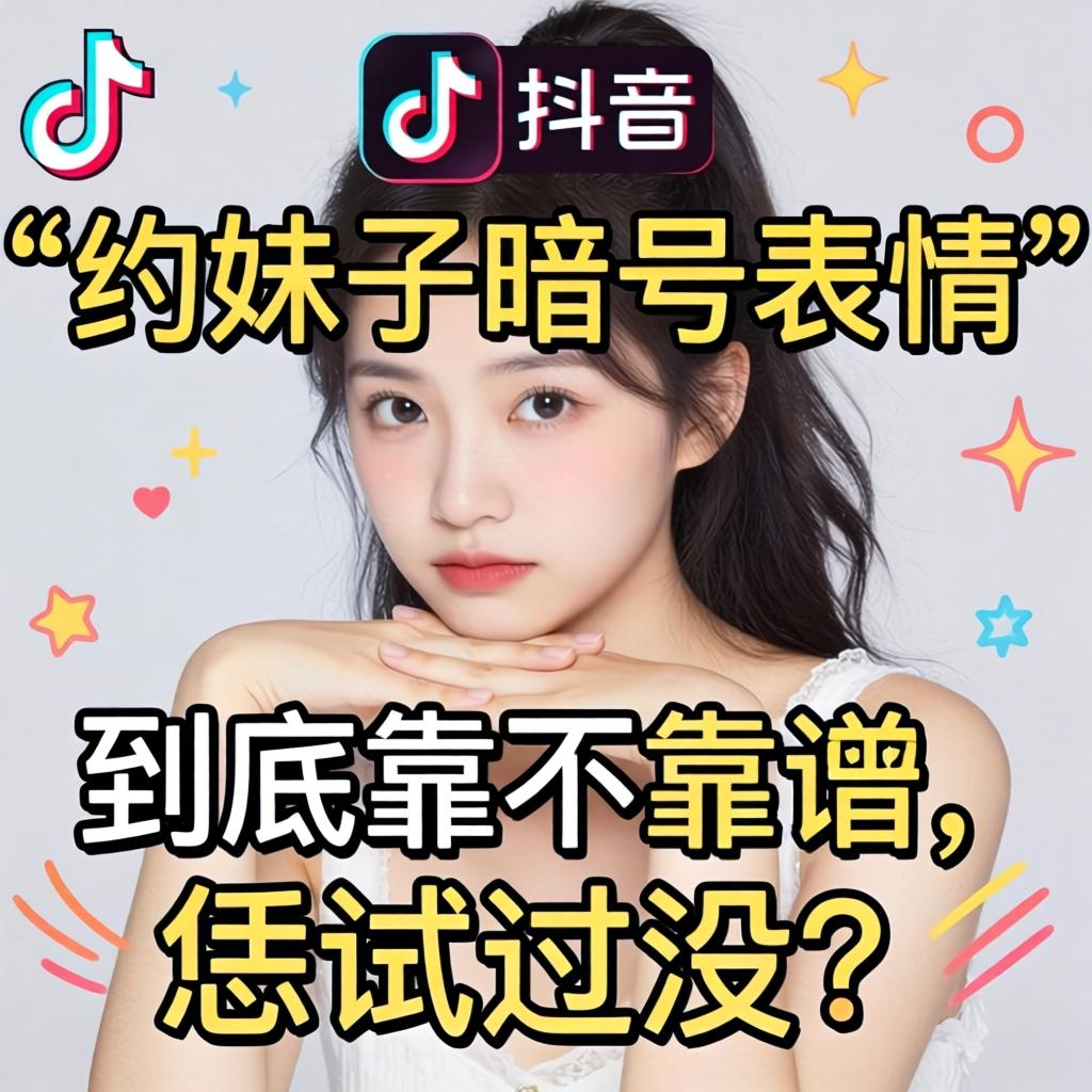 抖音上那些“约妹子记号表情”到底靠不靠谱，恁试过没？