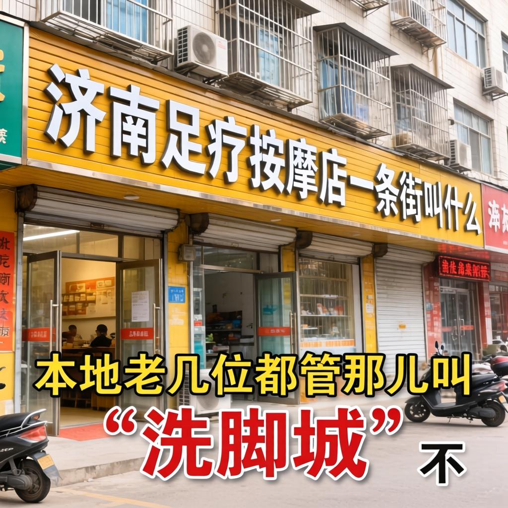 济南足疗按摩店一条街叫什么？本地老几位都管那儿叫“洗脚城”不？