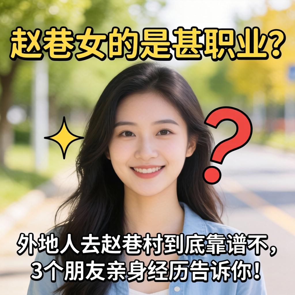 赵巷女的是甚职业？外地人去赵巷村到底靠谱不，3个朋友亲身经历告诉你！
