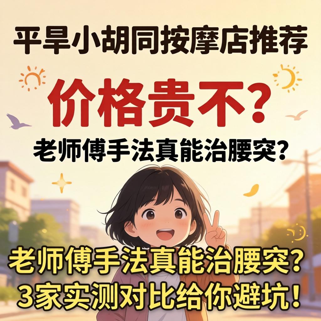 平泉小胡同按摩店推荐，价格贵不？老师傅手法真能治腰突？3家实测对比给你避坑！