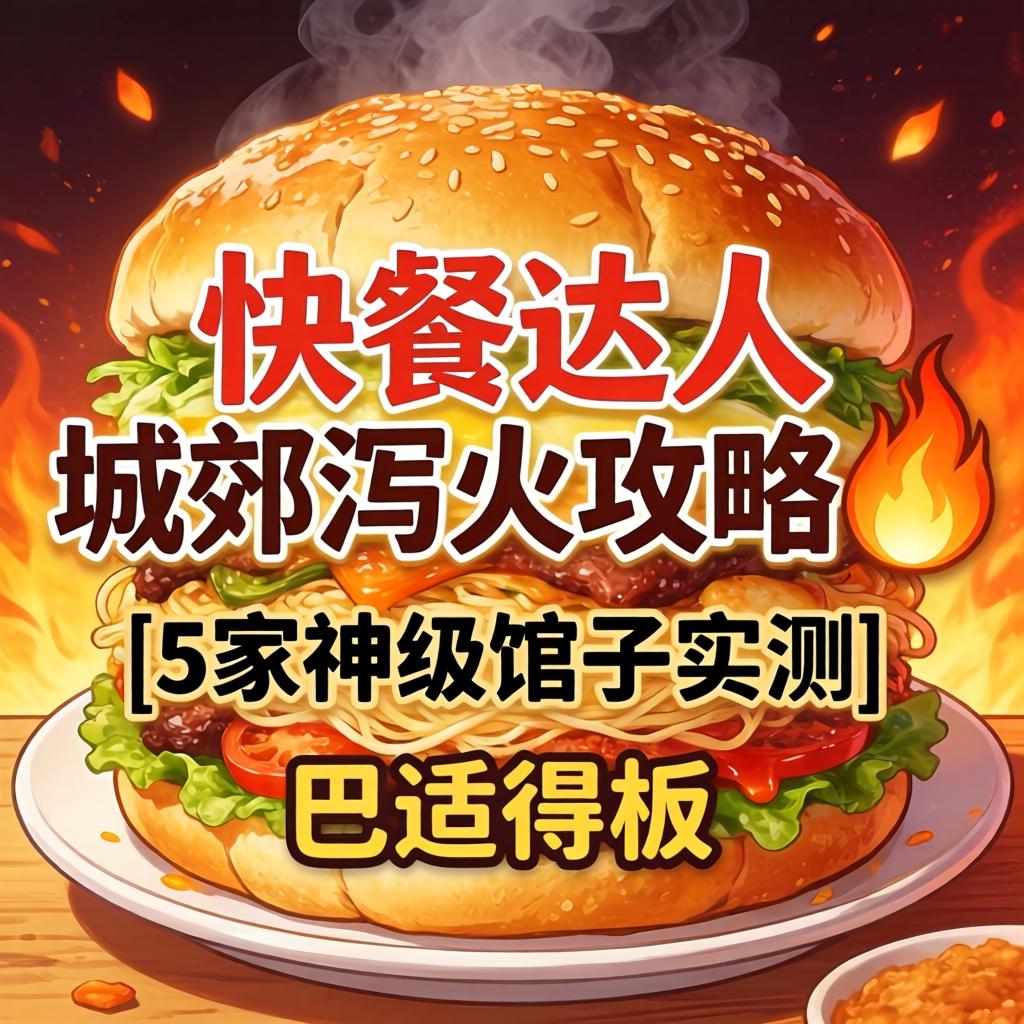 快餐达人城郊泻火攻略?|5家神级馆子实测|巴适得板