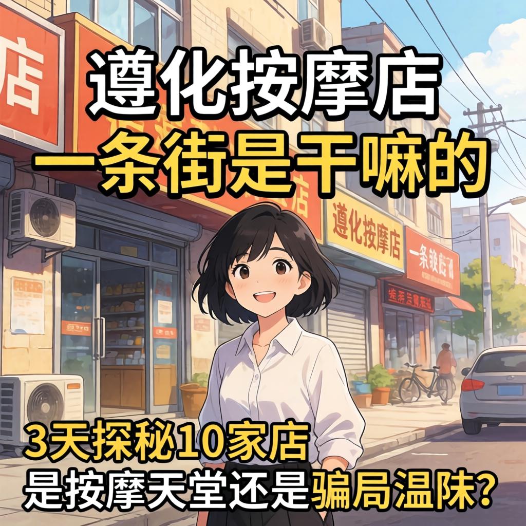 遵化按摩店一条街是干嘛的, 3天探秘10家店,是按摩天堂还是骗局温床?