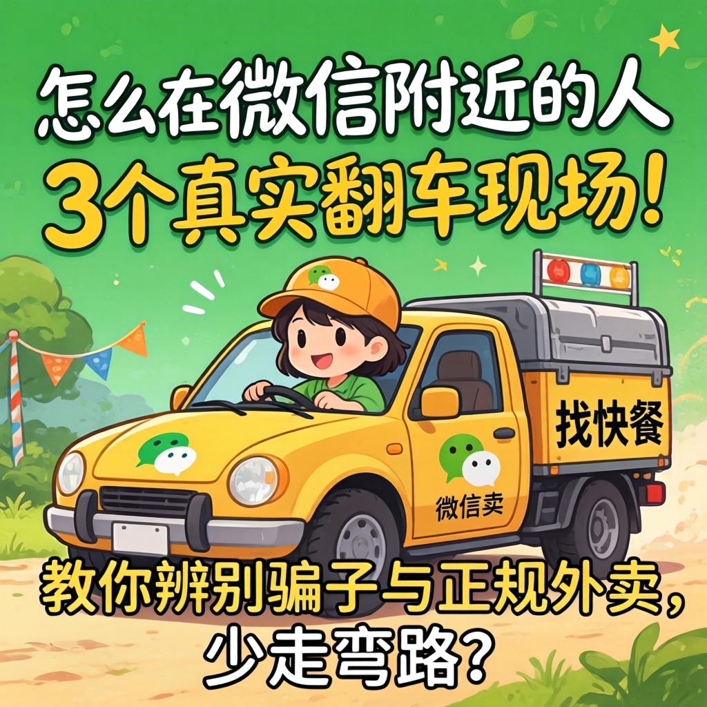 怎么在微信左近的人找快餐，3个真实翻车现。〗棠闱造佑胝姹砺，少走弯路？