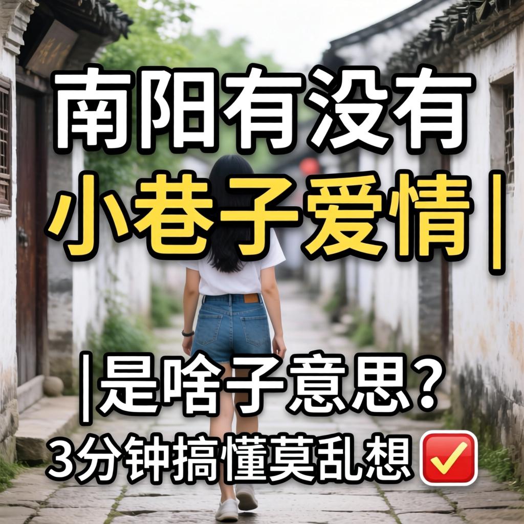 南阳有没有小巷子爱情 | 是啥子意思？3分钟搞懂莫乱想 ?