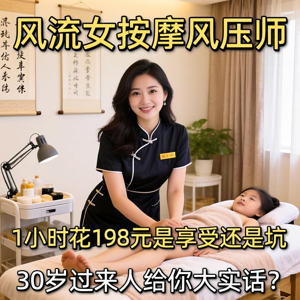 足疗店里风流女按摩师,1小时花198元是享受还是坑，30岁过来人给你大实话？