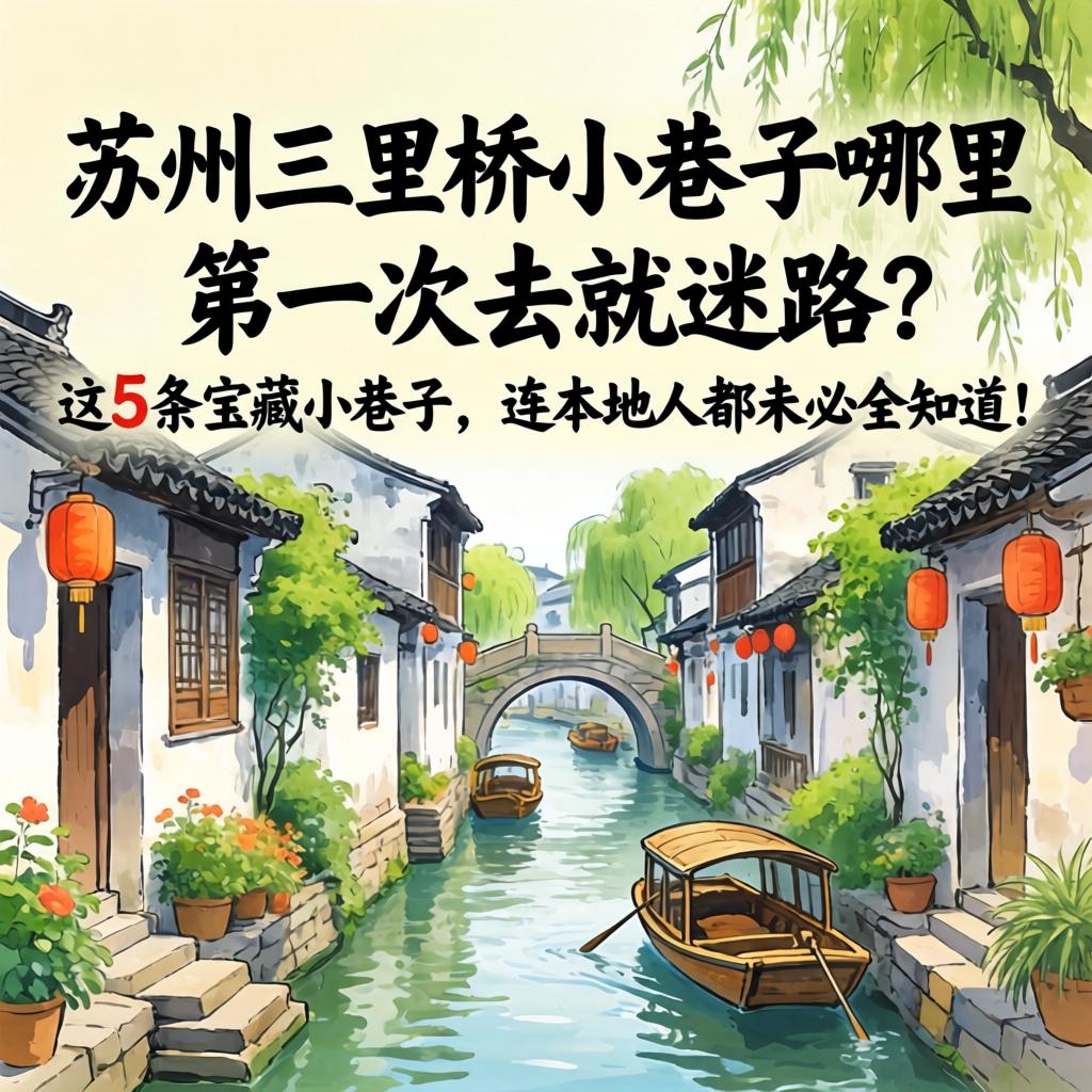 苏州三里桥小巷子哪里有，第一次去就迷路？这5条宝藏小巷子，连本地人都未必全知道！