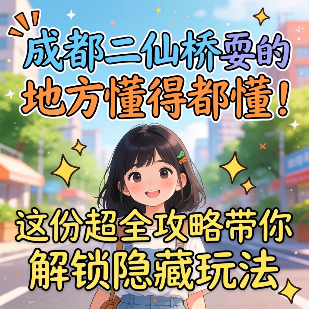 成都二仙桥耍的地方懂得都懂！这份超全攻略带你解锁隐藏玩法