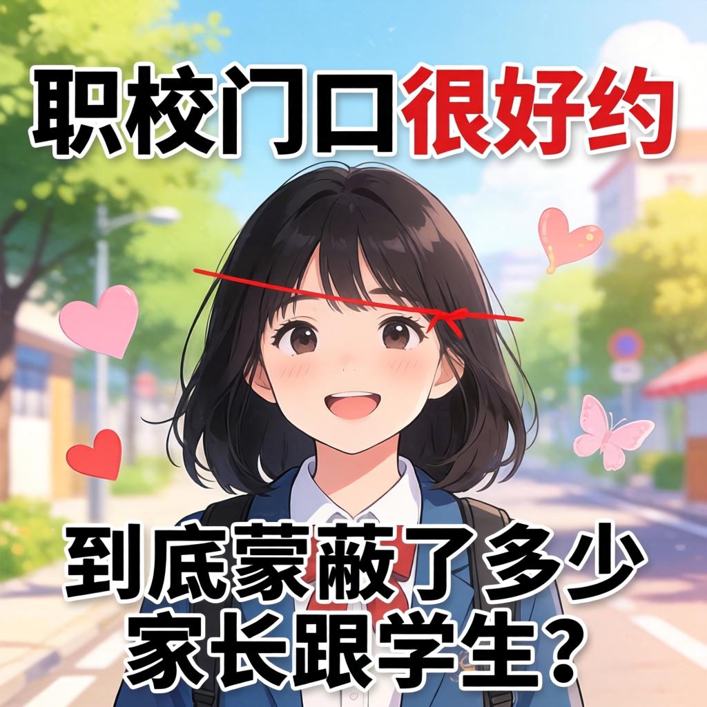 “职校门口很好约”这种说法，，，究竟蒙蔽了几多家长跟学生？？？