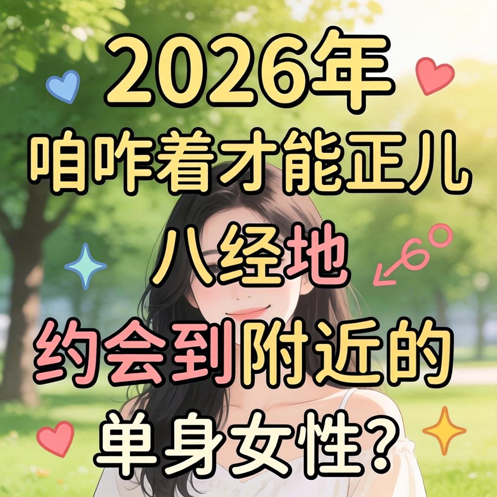 2026年,咱咋着才能正儿八经地约会到附近的单身女性?