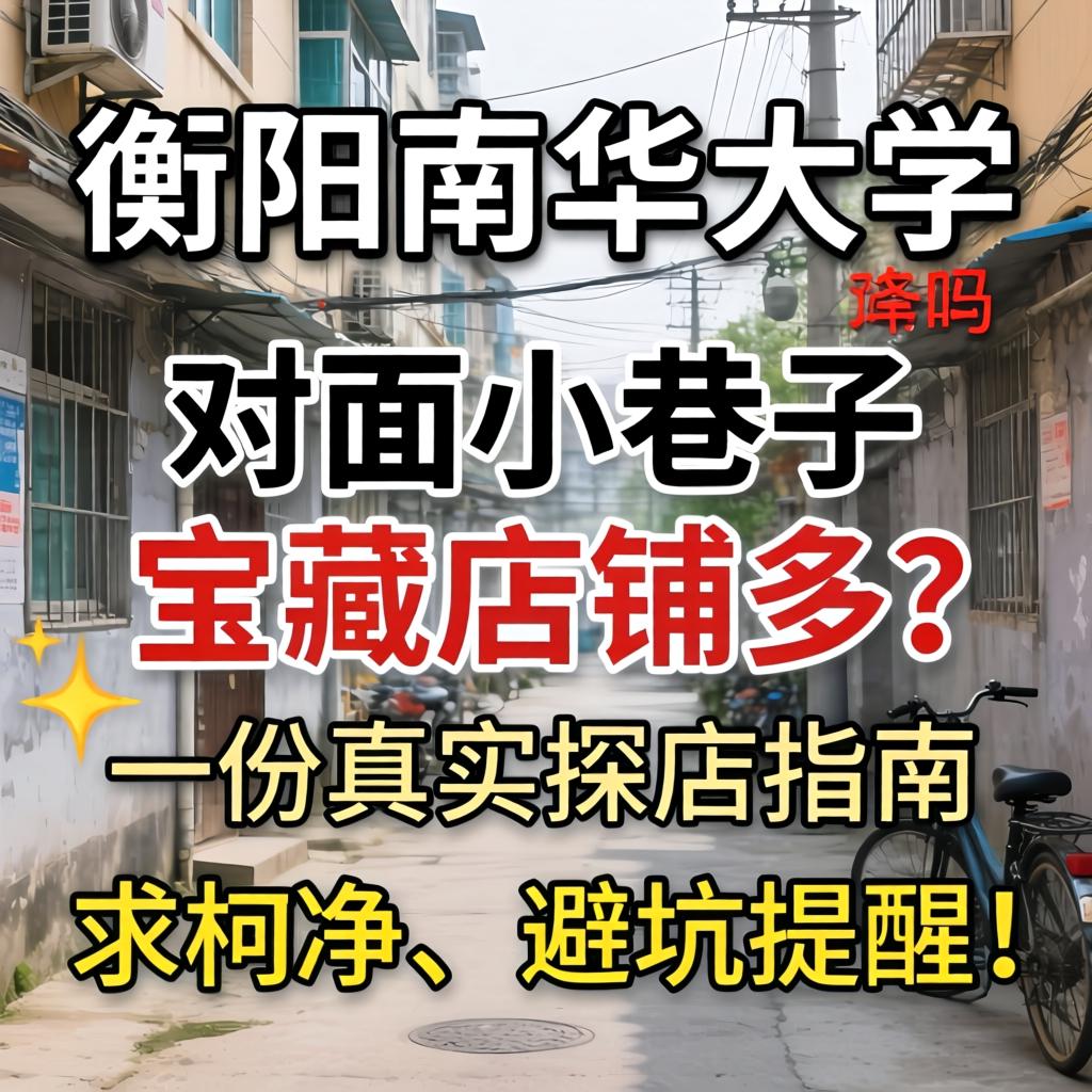 衡阳南华大学对面幼小路宝藏店铺多吗？求一份真实探店指南与避坑提醒！