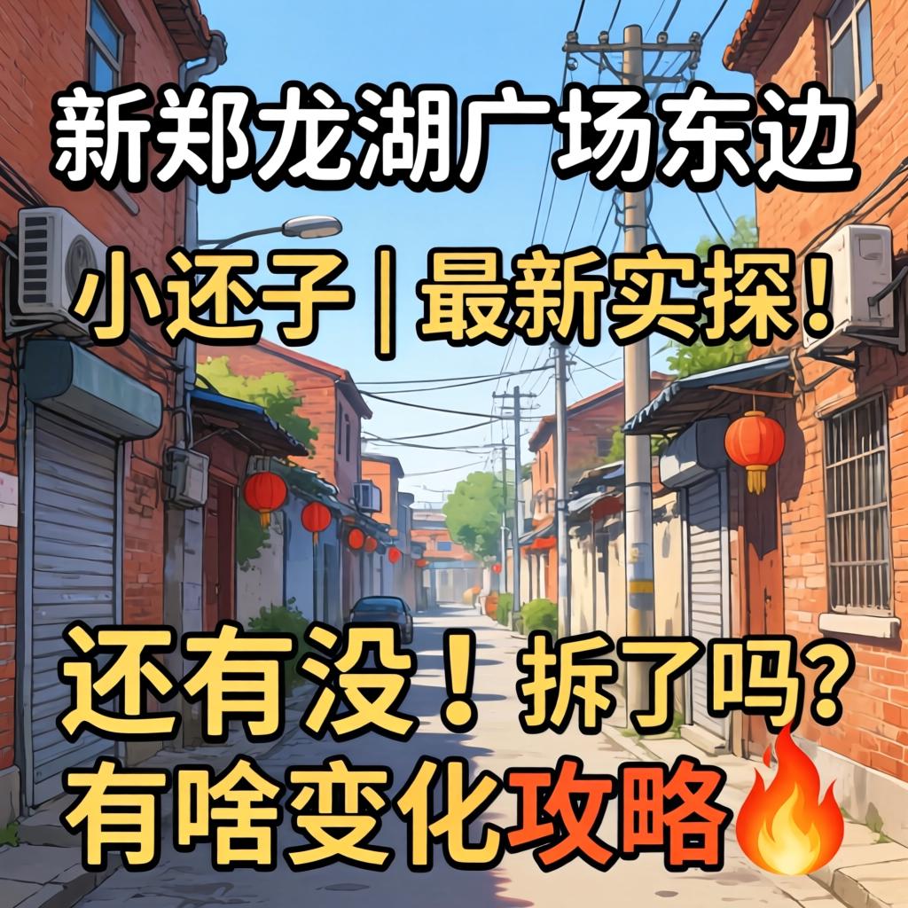 新郑龙湖广场东边幼小路还有没 | 最新实探！拆了吗？有啥变动攻略?