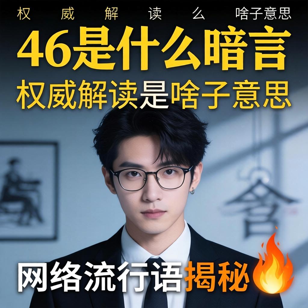 可46是什么暗语 | 权威解读是啥子意思 | 网络流行语揭秘?