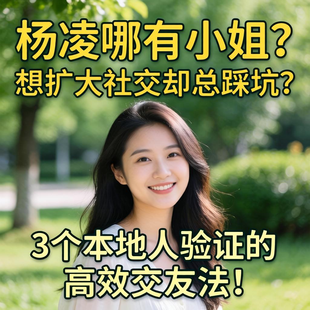杨凌哪有幼姐？想扩大社交却总踩坑？3个本地人验证的高效交友法！