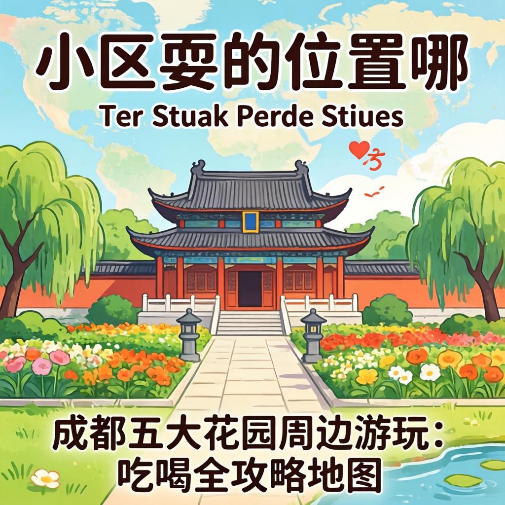 五幼区耍的地位在哪？成都五大花圃周边游玩吃喝全攻略地图