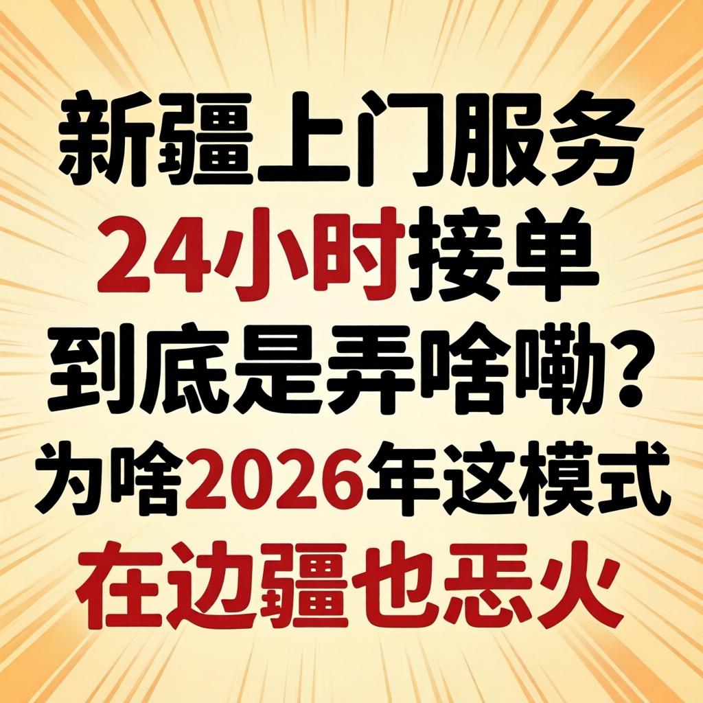 新疆上门服务24小时接单，到底是弄啥嘞？为啥2026年这模式在边疆也恁火？