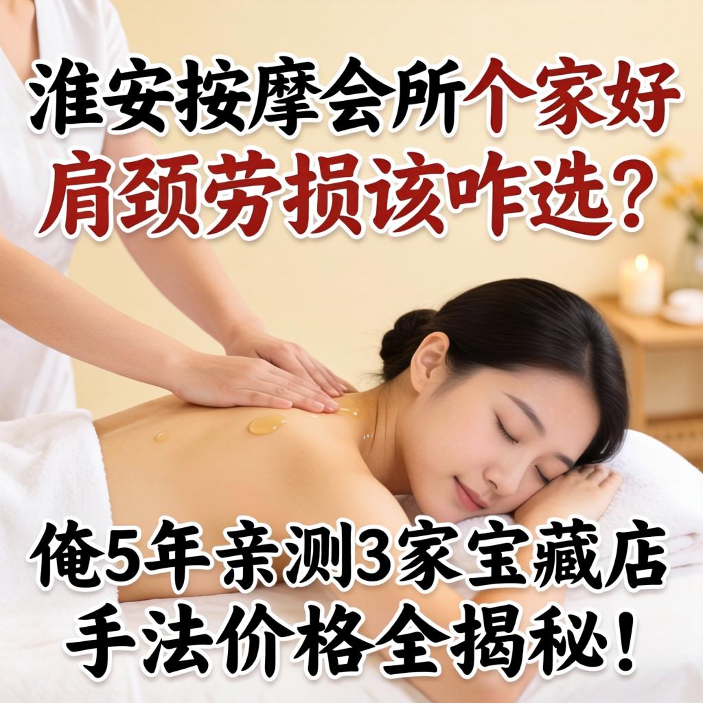 淮安按摩会所哪家好, 肩颈劳损该咋选？俺5年亲测3家宝藏店，手法价格全揭秘！