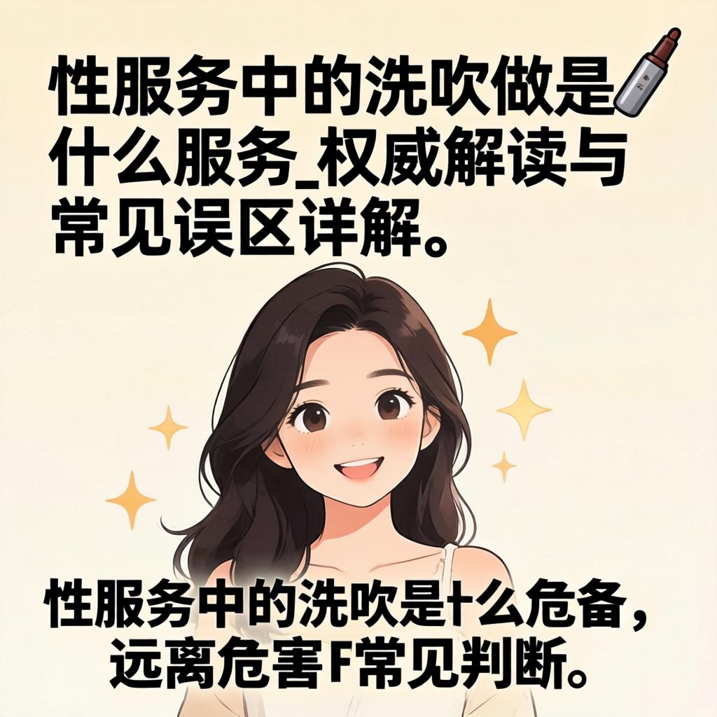 性服务中的洗吹做是什么服务_权威解读与常见误区详解，远离危害