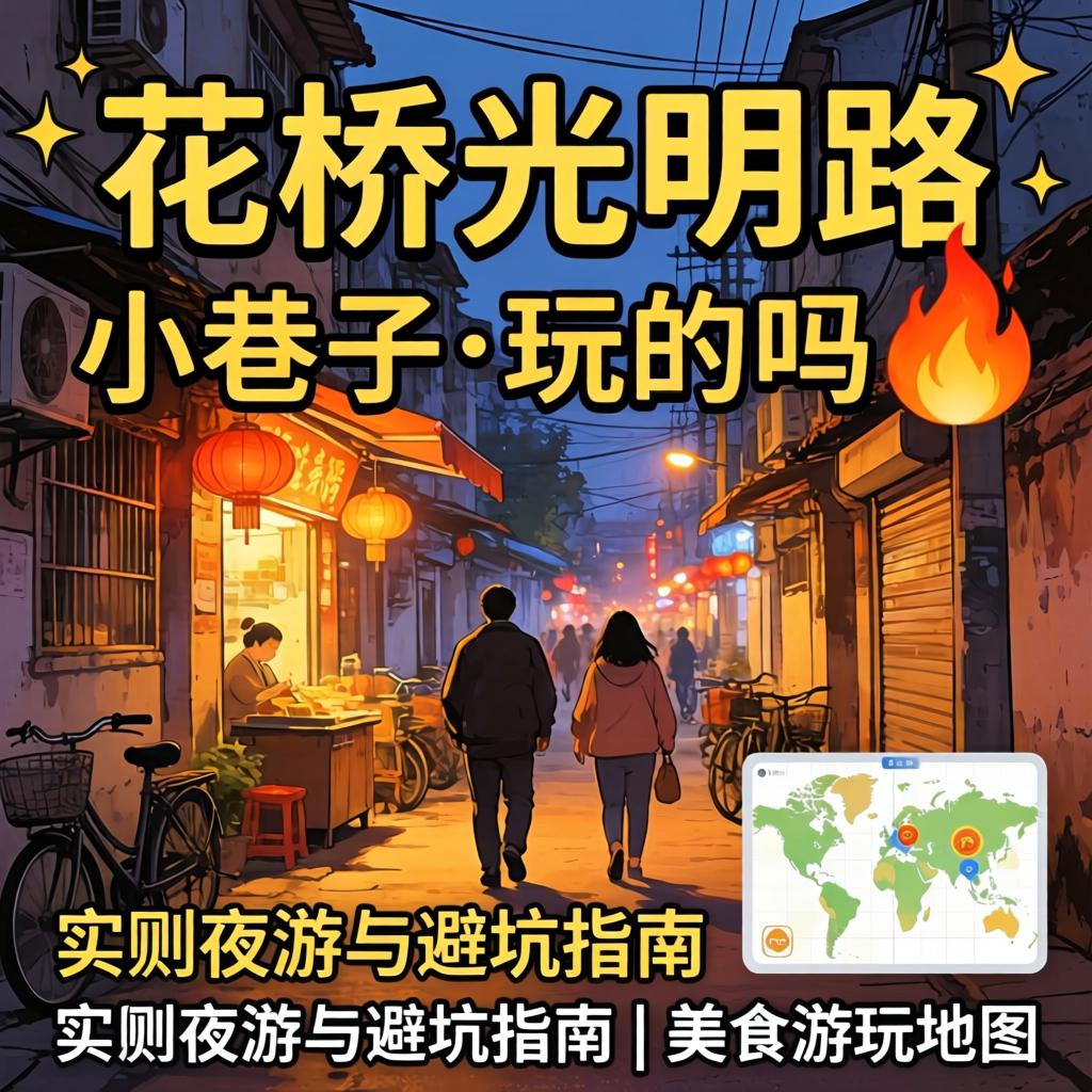 花桥光明路有幼小路有玩的吗? 实测夜游与避坑指南 | 美食游玩地图