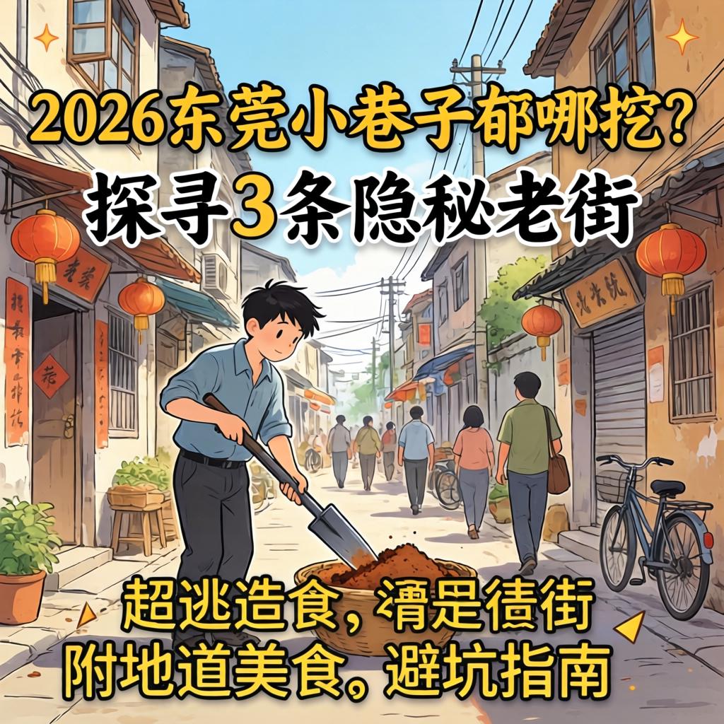 2026东莞小巷子在哪挖?探寻3条隐秘老街,附地道美食与避坑指南