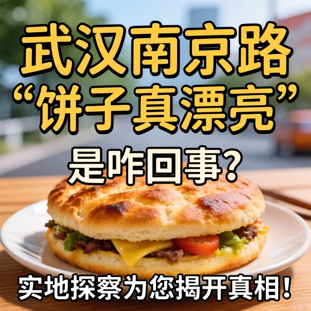 武汉南京路“饼子真漂亮”是咋回事？实地探访为您揭开真相！