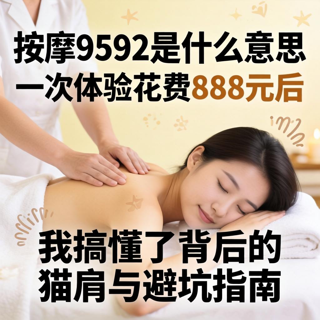 按摩9592是什么意思，一次体验花费888元后，我搞懂了背后的猫腻与避坑指南