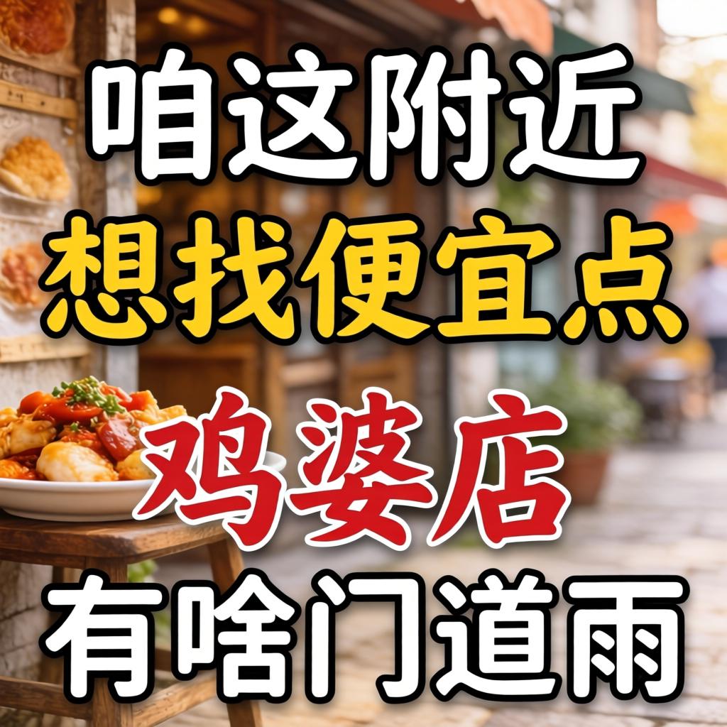 在咱这附近，想找便宜点的鸡婆店，有啥门道冇？