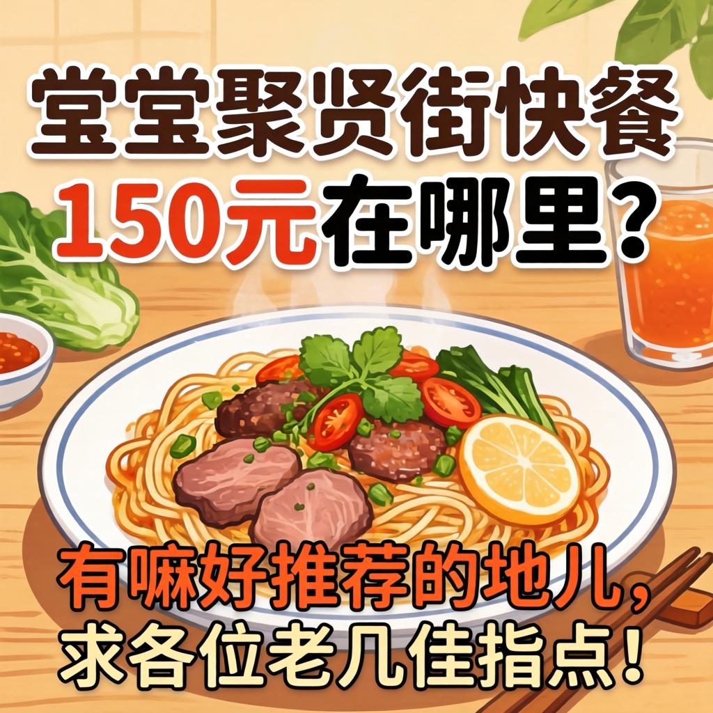 呈贡聚贤街快餐150元在哪里?有嘛好推荐的地儿,求各位老几位指点!