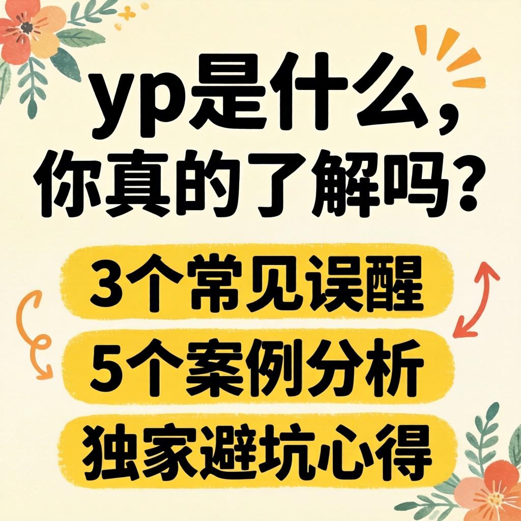 yp是什么，你真的了解吗？3个常见误解、5个案例分析与独家避坑心得