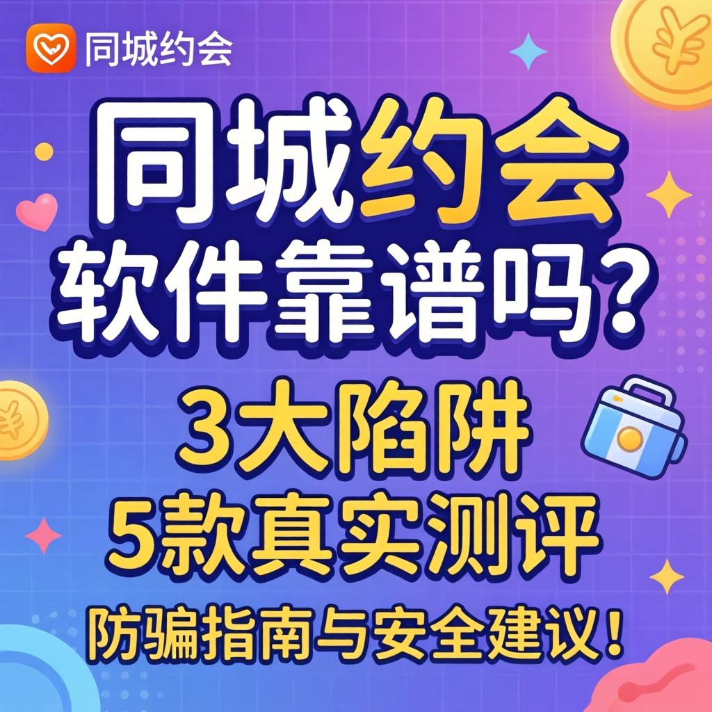同城约会的软件靠谱吗？3大陷阱与5款真实测评，防骗指南与安全建议！