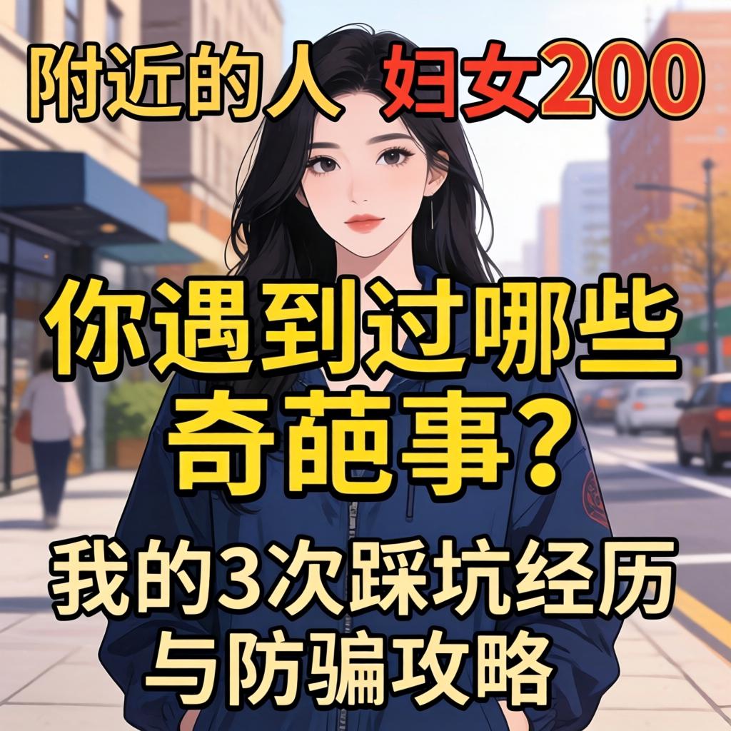 附近的人妇女200,你遇到过哪些奇葩事?我的3次踩坑经历与防骗攻略