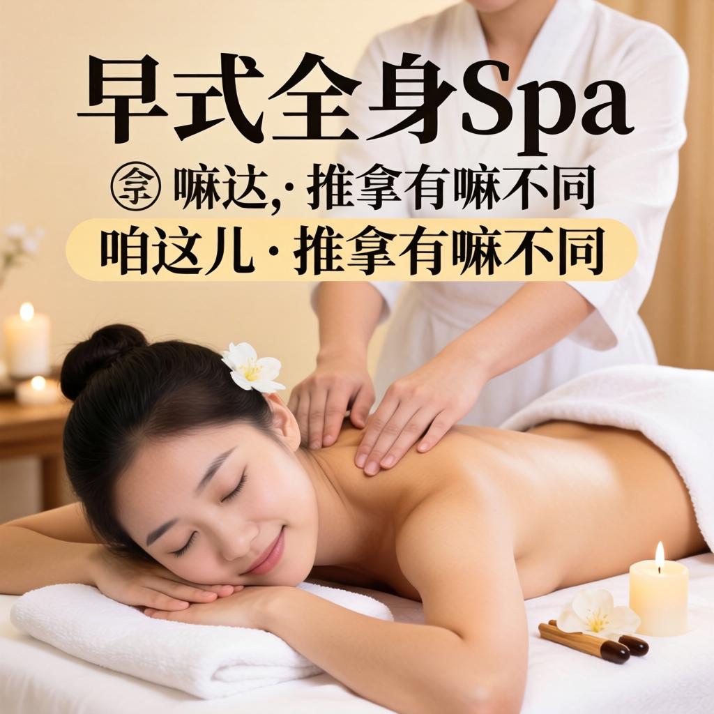 日式全身spa的按摩方式是嘛？和咱这儿的推拿有嘛不同？求详细解说！