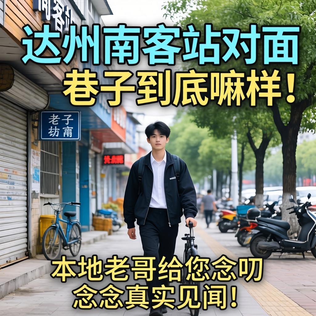 达州南客站对面巷子到底嘛样？本地老哥给你念叨念叨真实见闻！