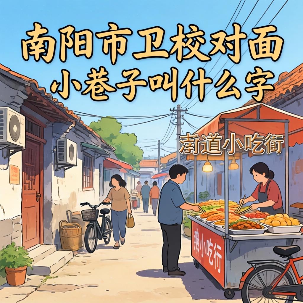 南阳市卫校对面小巷子叫什么名字？那条小吃街具体位置在哪儿
