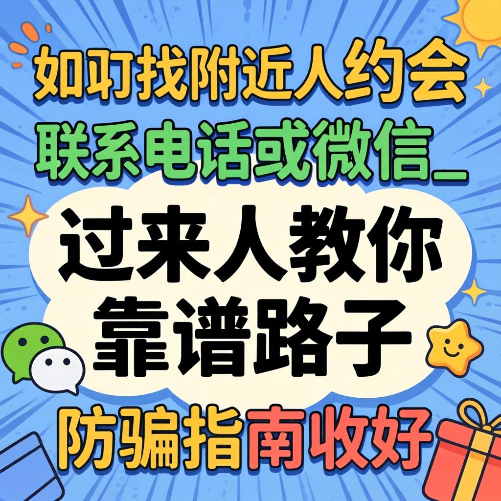 如何找附近人约会联系电话或微信_过来人教你靠谱路子，防骗指南收好